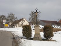 Wegkreuz im Landkreis Biberach.