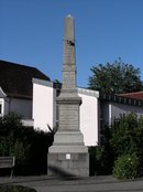 Balingen, Denkmal anlässlich des Hochwassers 1895.