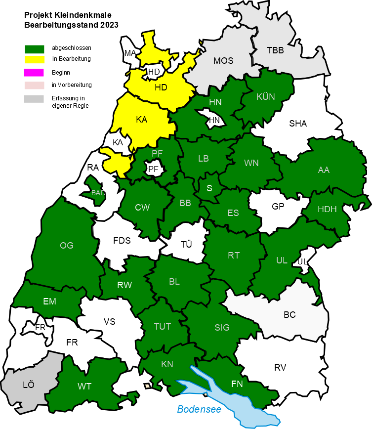 Landkreise Baden-Wuerttemberg